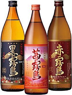 Amazon.co.jp: 霧島（茜霧島・赤霧島・黒霧島）飲み比べ 3点セット